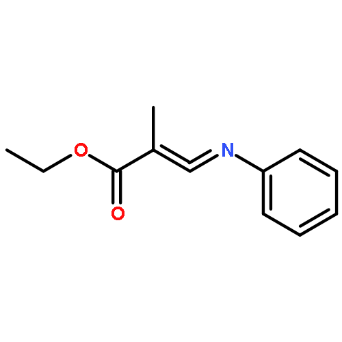 2-Propenoic acid, 2-methyl-3-(phenylimino)-, ethyl ester