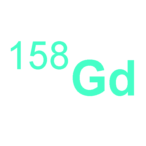 Gadolinium, isotope ofmass 158