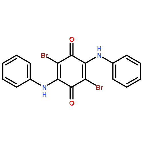 2,5-Cyclohexadiene-1,4-dione,2,5-dibromo-3,6-bis(phenylamino)-