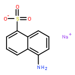 1-Naphthalenesulfonic acid, 5-amino-, monosodium salt