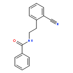 Benzamide, N-[2-(2-cyanophenyl)ethyl]-