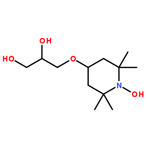 1-Piperidinyloxy, 4-(2,3-dihydroxypropoxy)-2,2,6,6-tetramethyl-