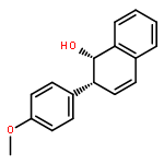 1-Naphthalenol, 1,2-dihydro-2-(4-methoxyphenyl)-, cis-