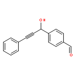 Benzaldehyde, 4-(1-hydroxy-3-phenyl-2-propynyl)-, (±)-