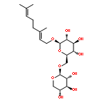 b-D-Glucopyranoside,(2E)-3,7-dimethyl-2,6-octadien-1-yl 6-O-b-D-xylopyranosyl-