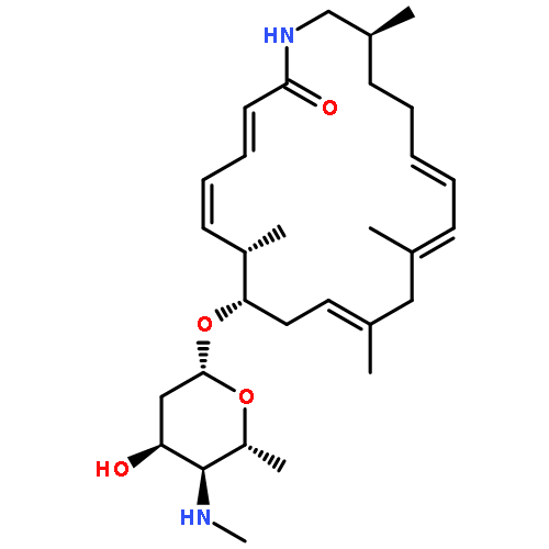 Azacycloeicosa-3,5,10,13,15-pentaen-2-one,7,11,13,19-tetramethyl-8-[[2,4,6-trideoxy-4-(methylamino)-b-D-ribo-hexopyranosyl]oxy]-,(3E,5E,7S,8S,10E,13E,15E,19S)-