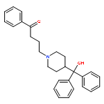 1-Butanone, 4-[4-(hydroxydiphenylmethyl)-1-piperidinyl]-1-phenyl-