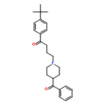 1-Butanone, 4-(4-benzoyl-1-piperidinyl)-1-[4-(1,1-dimethylethyl)phenyl]-