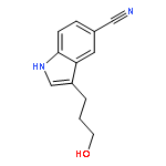 1H-Indole-5-carbonitrile, 3-(3-hydroxypropyl)-