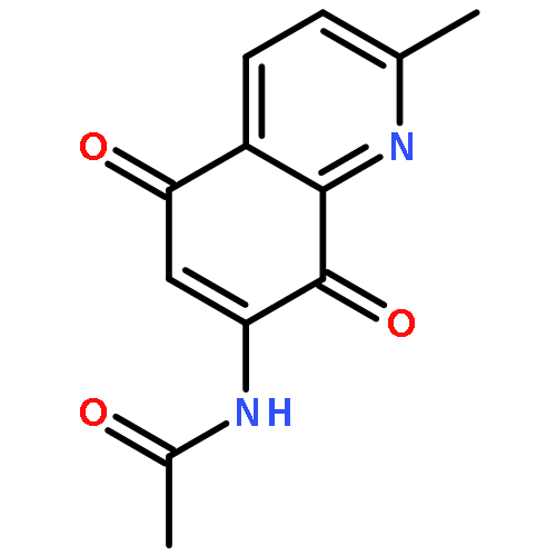 Acetamide, N-(5,8-dihydro-2-methyl-5,8-dioxo-7-quinolinyl)-