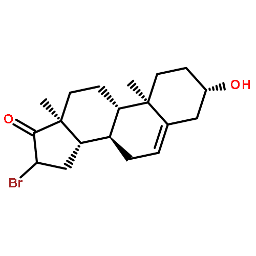 Androst-5-en-17-one, 16-bromo-3-hydroxy-, (3b)-