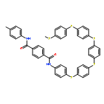 Poly(thio-1,4-phenylenethio-1,4-phenylenethio-1,4-phenylenethio-1,4-ph
enylenethio-1,4-phenyleneiminocarbonyl-1,4-phenylenecarbonylimino-1
,4-phenylene)