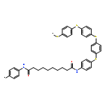 Poly[thio-1,4-phenylenethio-1,4-phenylenethio-1,4-phenylenethio-1,4-ph
enyleneimino(1,10-dioxo-1,10-decanediyl)imino-1,4-phenylene]