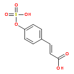 2-Propenoic acid,3-[4-(sulfooxy)phenyl]-, (2E)-
