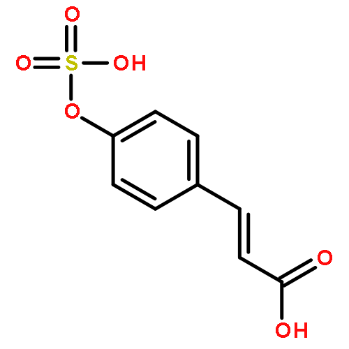 2-Propenoic acid,3-[4-(sulfooxy)phenyl]-, (2E)-