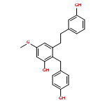 Phenol,3-[2-(3-hydroxyphenyl)ethyl]-2-[(4-hydroxyphenyl)methyl]-5-methoxy-