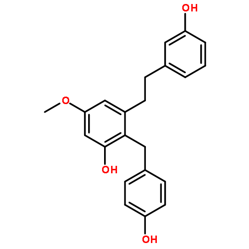 Phenol,3-[2-(3-hydroxyphenyl)ethyl]-2-[(4-hydroxyphenyl)methyl]-5-methoxy-