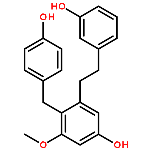 Phenol,3-[2-(3-hydroxyphenyl)ethyl]-4-[(4-hydroxyphenyl)methyl]-5-methoxy-