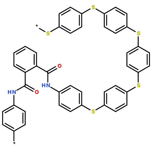 POLY(THIO-1,4-PHENYLENETHIO-1,4-PHENYLENETHIO-1,4-PHENYLENETHIO-1,4-PHENYLENETHIO-1,4-PHENYLENEIMINOCARBONYLPHENYLENECARBONYLIMINO-1,4-PHENYLENE)