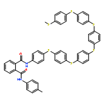 Poly(thio-1,4-phenylenethio-1,4-phenylenethio-1,4-phenylenethio-1,4-ph
enylenethio-1,4-phenylenethio-1,4-phenyleneiminocarbonylphenyleneca
rbonylimino-1,4-phenylene)