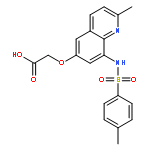 Acetic acid,2-[[2-methyl-8-[[(4-methylphenyl)sulfonyl]amino]-6-quinolinyl]oxy]-