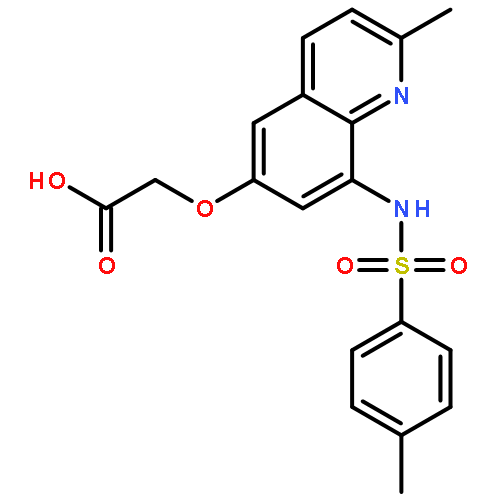 Acetic acid,2-[[2-methyl-8-[[(4-methylphenyl)sulfonyl]amino]-6-quinolinyl]oxy]-