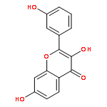 4H-1-Benzopyran-4-one, 3,7-dihydroxy-2-(3-hydroxyphenyl)-