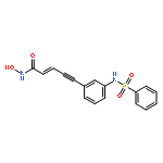 2-Penten-4-ynamide,N-hydroxy-5-[3-[(phenylsulfonyl)amino]phenyl]-, (2E)-
