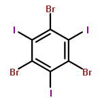 Benzene, 1,3,5-tribromo-2,4,6-triiodo-