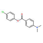 Benzoic acid, 4-(dimethylamino)-, 4-chlorophenyl ester