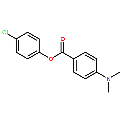 Benzoic acid, 4-(dimethylamino)-, 4-chlorophenyl ester