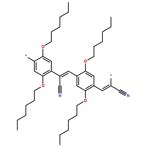 Poly[[2,5-bis(hexyloxy)-1,4-phenylene](1-cyano-1,2-ethenediyl)[2,5-bis(hexyloxy)-1,4-phenylene](2-cyano-1,2-ethenediyl)]