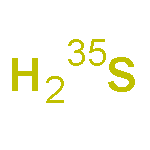 Sulfur, isotope of mass35