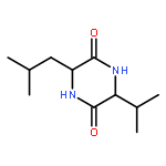 (3S,6S)-3-(1-methylethyl)-6-(2-methylpropyl)piperazine-2,5-dione