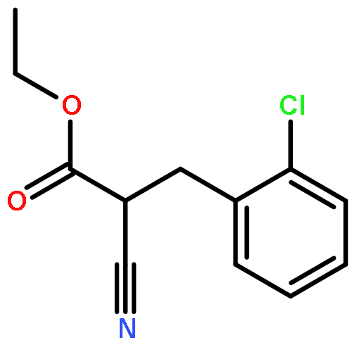 Benzenepropanoic acid, 2-chloro-a-cyano-, ethyl ester