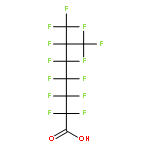 Heptanoic acid, 2,2,3,3,4,4,5,5,6,7,7,7-dodecafluoro-6-(trifluoromethyl)-