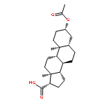 Androstane-17-carboxylic acid, 3-(acetyloxy)-, (3b,5a,17b)-