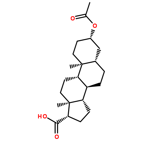 Androstane-17-carboxylic acid, 3-(acetyloxy)-, (3b,5a,17b)-