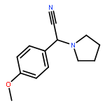 1-Pyrrolidineacetonitrile,a-(4-methoxyphenyl)-