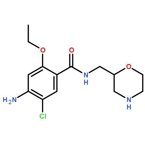 Benzamide,4-amino-5-chloro-2-ethoxy-N-(2-morpholinylmethyl)-