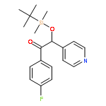 2-[[(1,1-Dimethylethyl)dimethylsilyl]oxy]-1-(4-fluorophenyl)-2-(4-pyridinyl )-ethanone