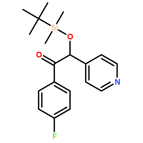 2-[[(1,1-Dimethylethyl)dimethylsilyl]oxy]-1-(4-fluorophenyl)-2-(4-pyridinyl )-ethanone