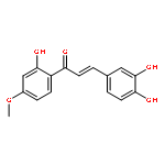 2-Propen-1-one,3-(3,4-dihydroxyphenyl)-1-(2-hydroxy-4-methoxyphenyl)-, (2E)-