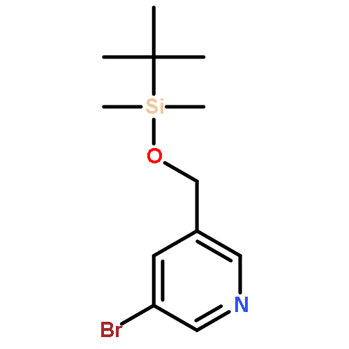 3-Bromo-5-(((tert-butyldimethylsilyl)oxy)methyl)pyridine