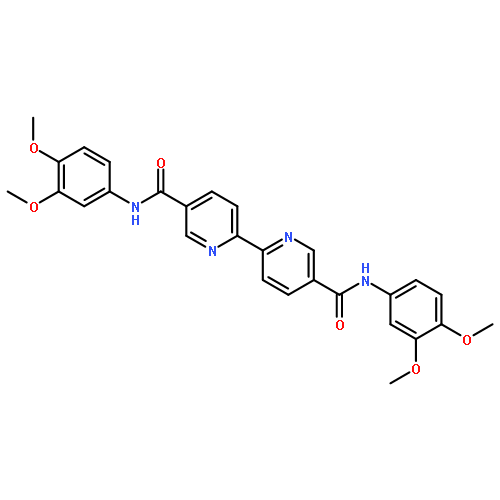 [2,2'-Bipyridine]-5,5'-dicarboxamide, N,N'-bis(3,4-dimethoxyphenyl)-