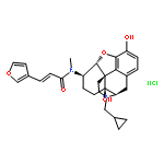 2-Propenamide, N-[(5a,6b)-17-(cyclopropylmethyl)-4,5-epoxy-3,14-dihydroxymorphinan-6-yl]-3-(3-furanyl)-N-methyl-,hydrochloride (1:1), (2E)-