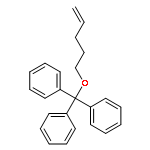 Benzene, 1,1',1''-[(4-pentenyloxy)methylidyne]tris-