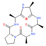 Cyclo(L-alanyl-L-alanyl-L-alanyl-L-alanyl-D-prolyl)