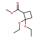 Cyclobutanecarboxylic acid, 2,2-diethoxy-, methyl ester