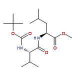 L-Leucine, N-[(1,1-dimethylethoxy)carbonyl]-L-valyl-, methyl ester